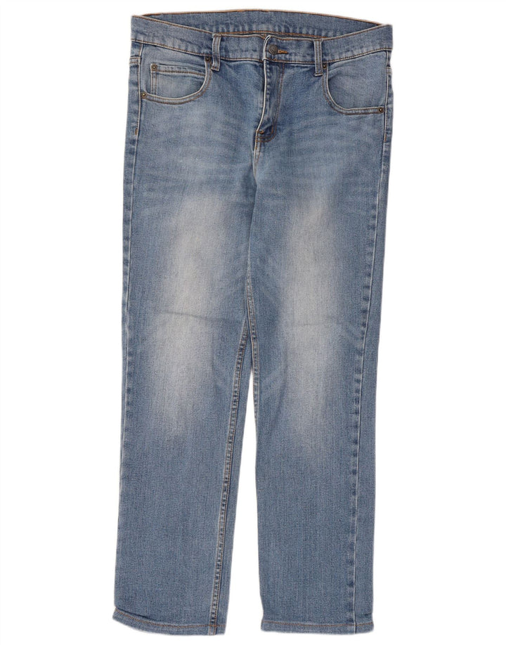 Cheap Monday Mens Straight Jeans W36 L27 Blue Cotton