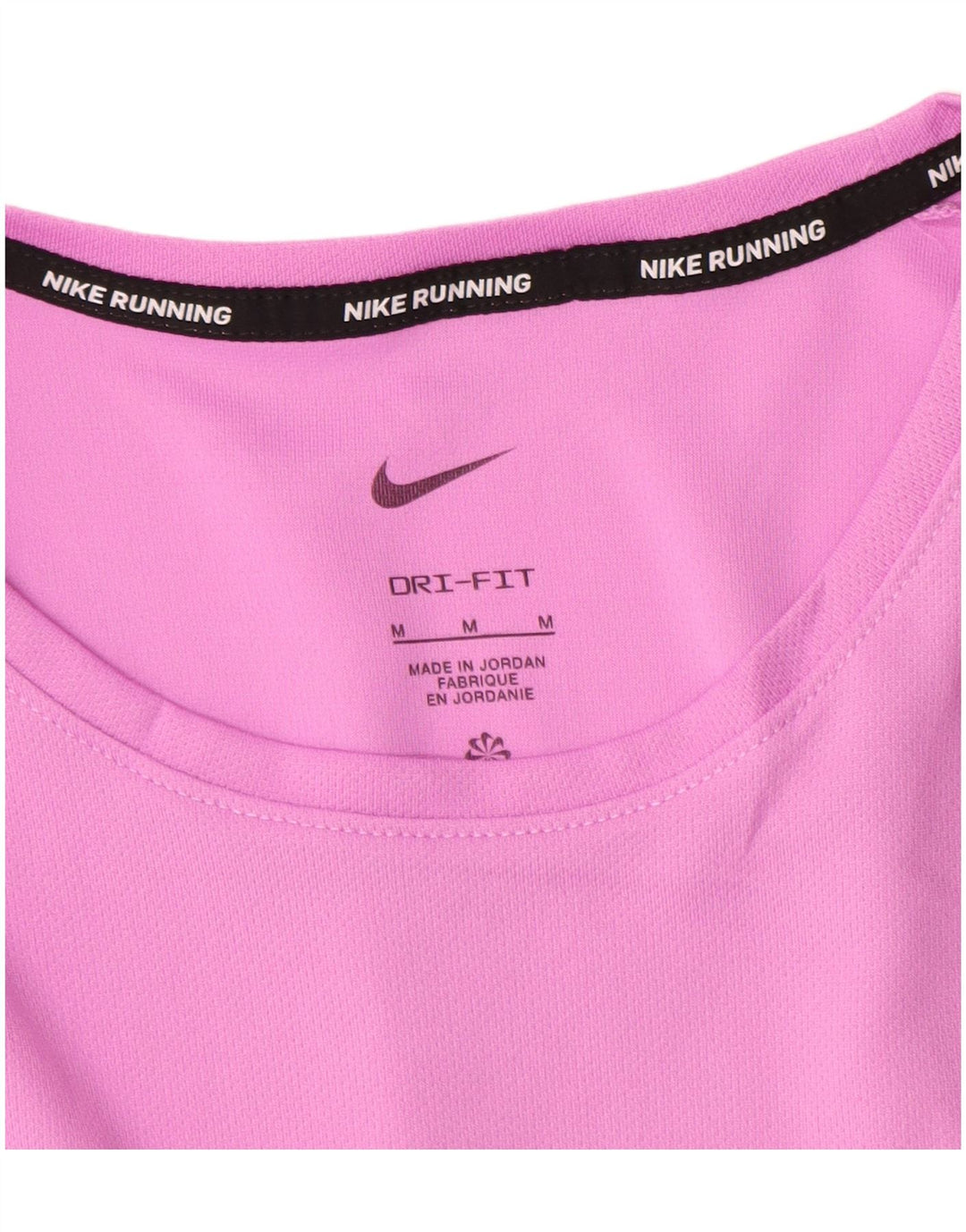Nike Mens Dri Fit T-Shirt Top Medium Purple Polyester Sports