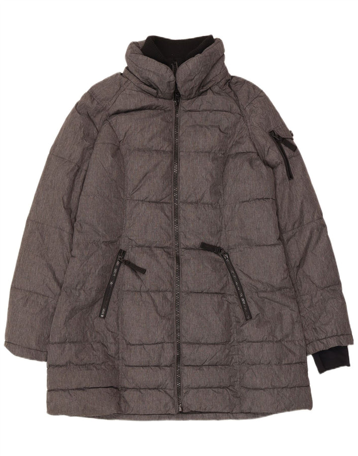 Nautica Womens Padded Coat UK 16 Large Grey Nylon