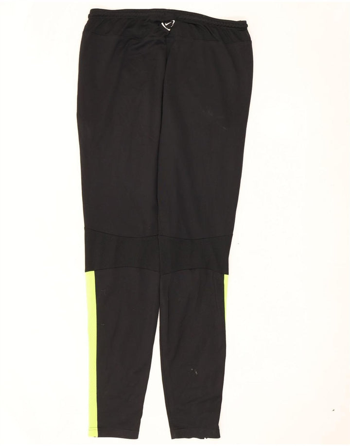 Nike Mens Dri Fit Tracksuit Trousers Medium Black Colourblock