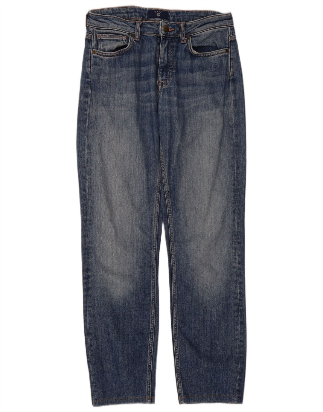 Gant Womens Straight Jeans W28 L29 Blue Cotton