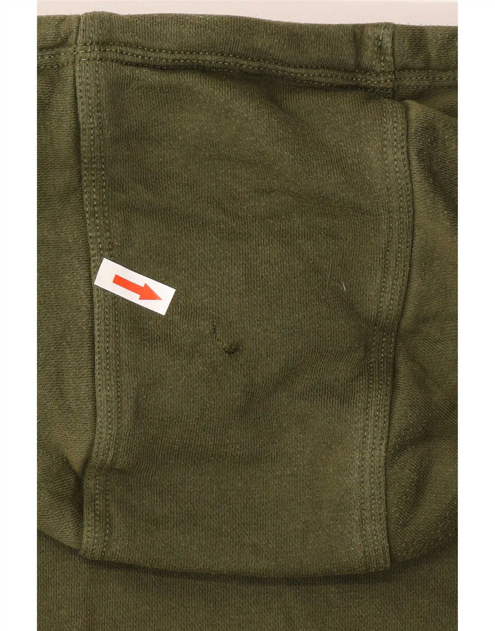 Nike Mens Hoodie Jumper Medium Khaki Cotton
