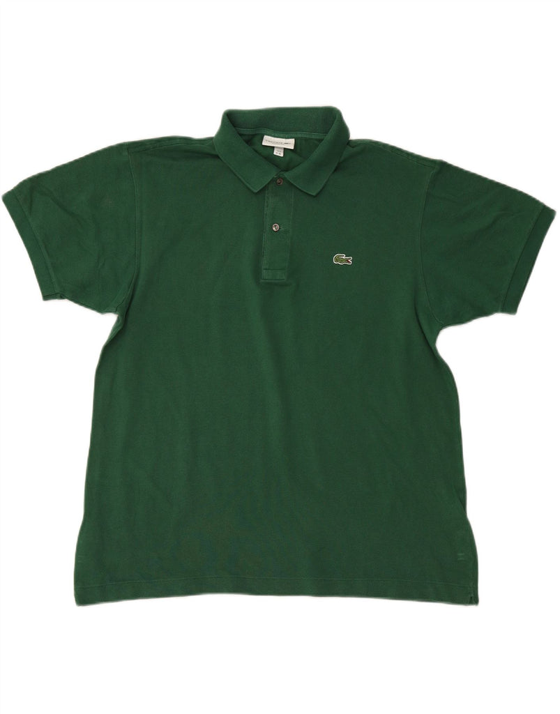LACOSTE Mens Classic Fit Polo Shirt Size 6 XL Green Cotton Vintage Lacoste and Second-Hand Lacoste from Messina Hembry 