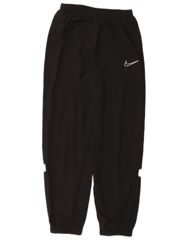 Nike Boys Tracksuit Trousers Joggers 13-14 Years XL Black Colourblock