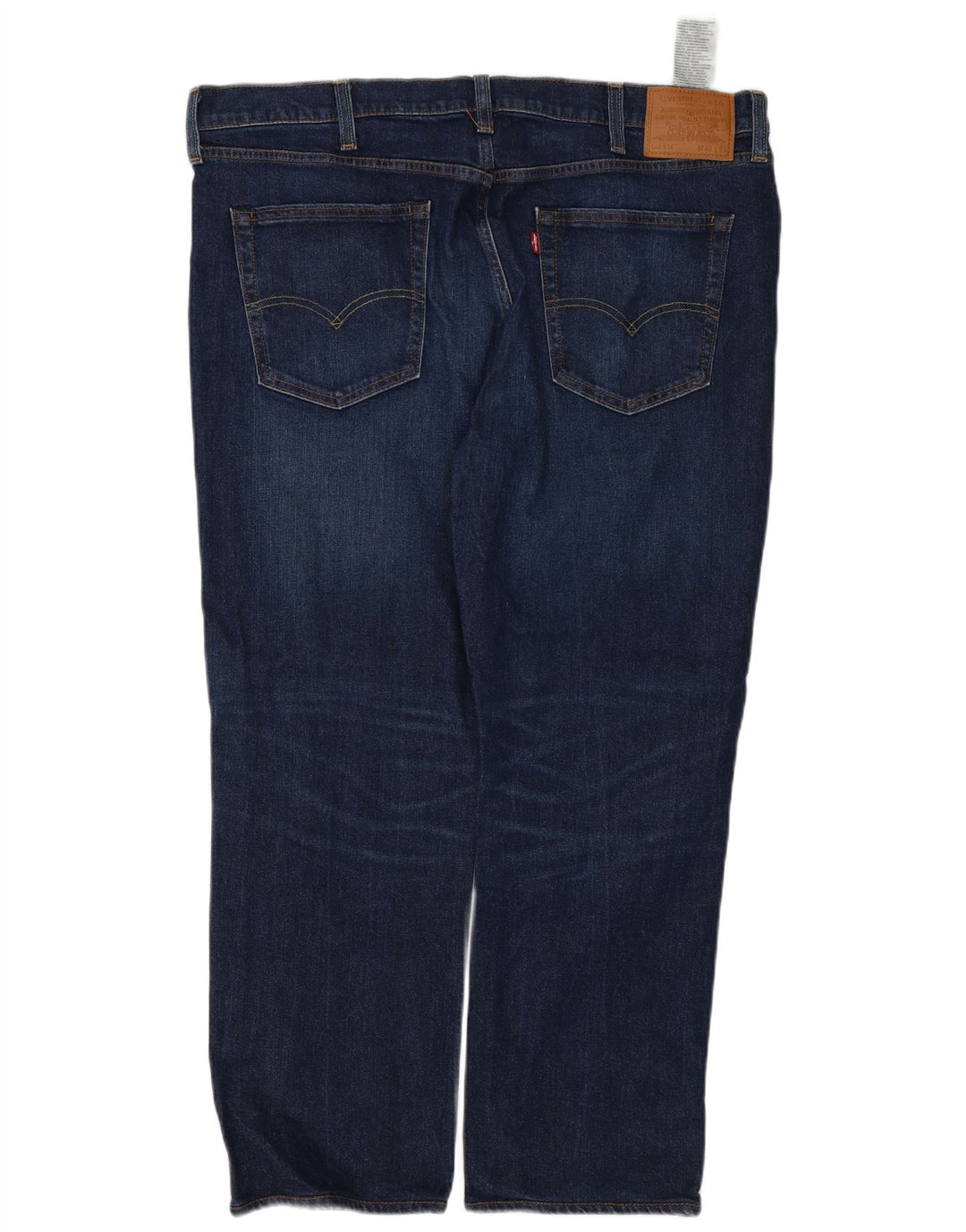 Levi's Mens 514 Straight Jeans W40 L30 Navy Blue Cotton