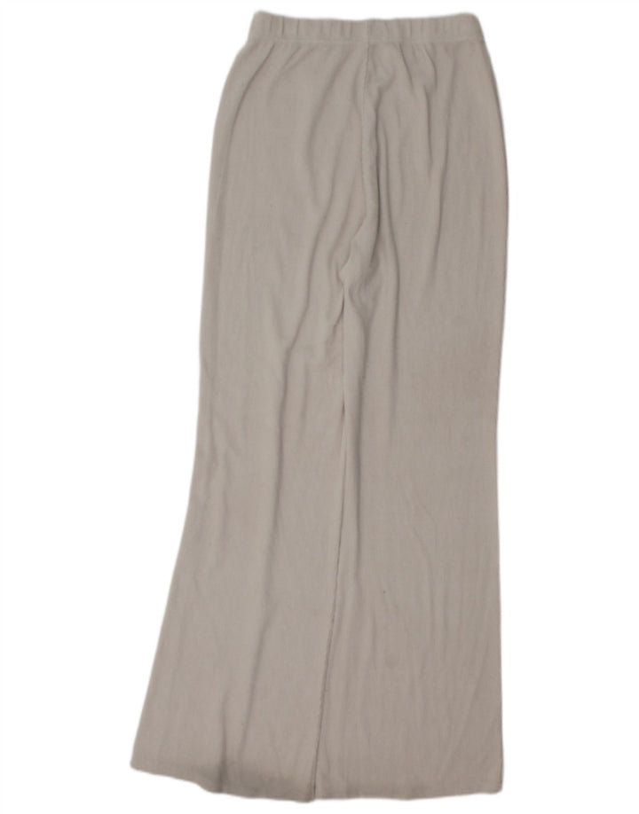 Zara Womens Tracksuit Trousers UK 10 Small  Grey Polyester
