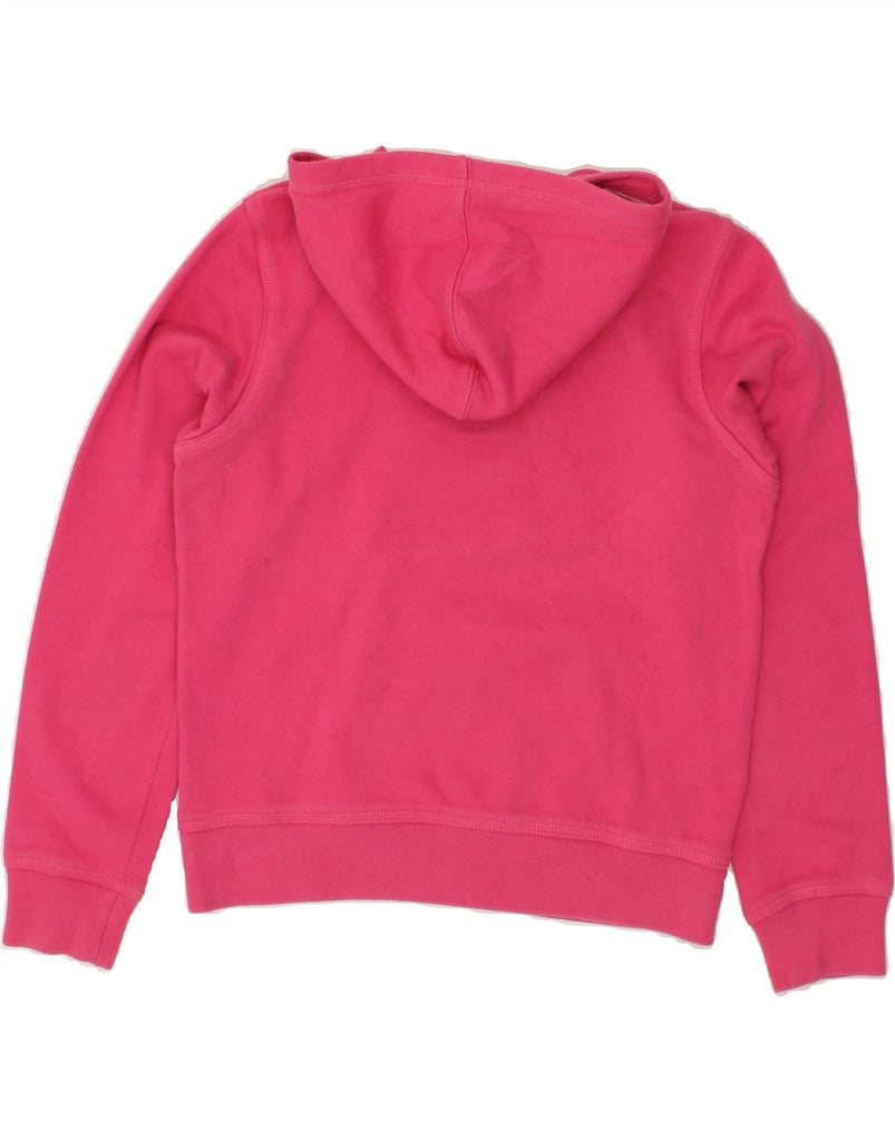 NIKE Girls Graphic Hoodie Jumper 12-13 Years Large Pink Cotton Vintage Nike and Second-Hand Nike from Messina Hembry 