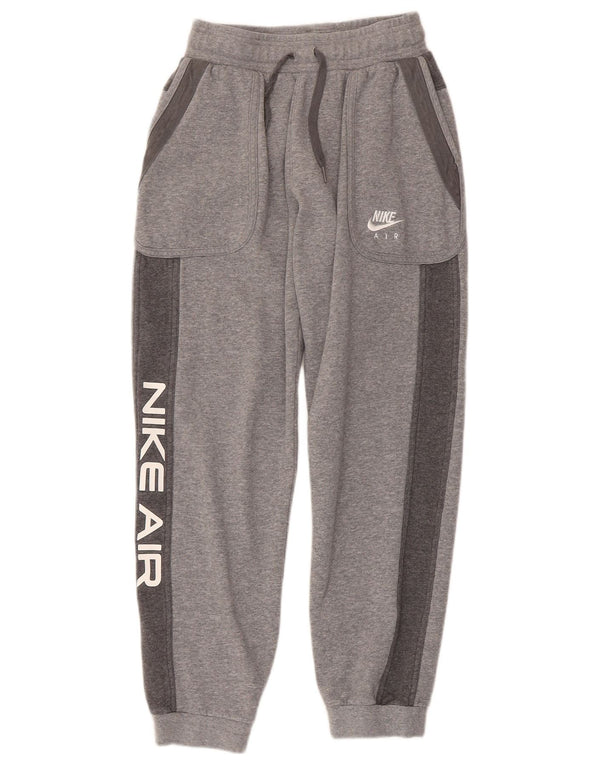 Nike Boys Graphic Tracksuit Trousers Joggers 13-14 Years XL Grey
