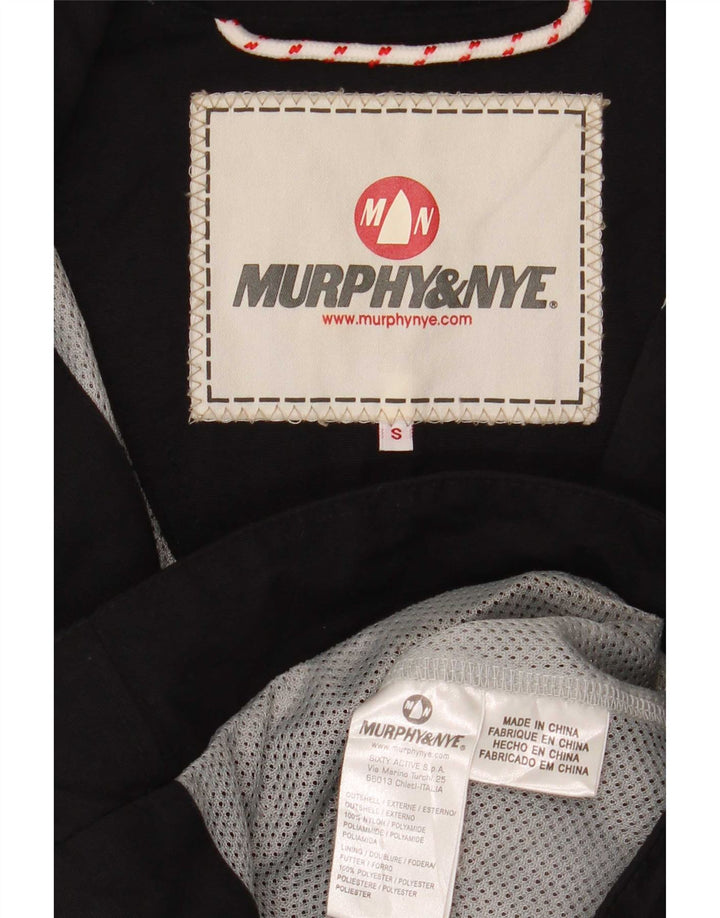Murphy & Nye Womens Rain Jacket UK 10 Small Black Nylon