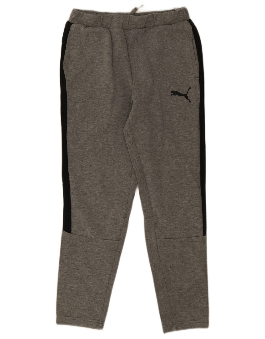 Puma Mens Tracksuit Trousers Small Grey Colourblock
