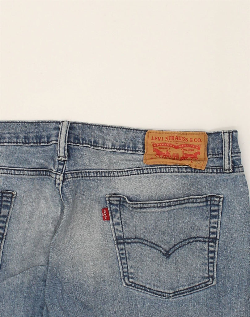 LEVI'S Mens Straight Jeans W34 L32 Blue Cotton | Vintage Levi's | Thrift | Second-Hand Levi's | Used Clothing | Messina Hembry 