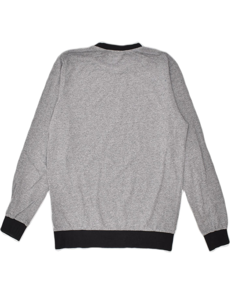 JACK & JONES Mens Sweatshirt Jumper Medium Grey Cotton | Vintage | Thrift | Second-Hand | Used Clothing | Messina Hembry 