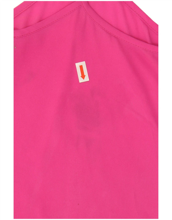 Topshop Womens Cami Top UK 8 Small  Pink Polyester