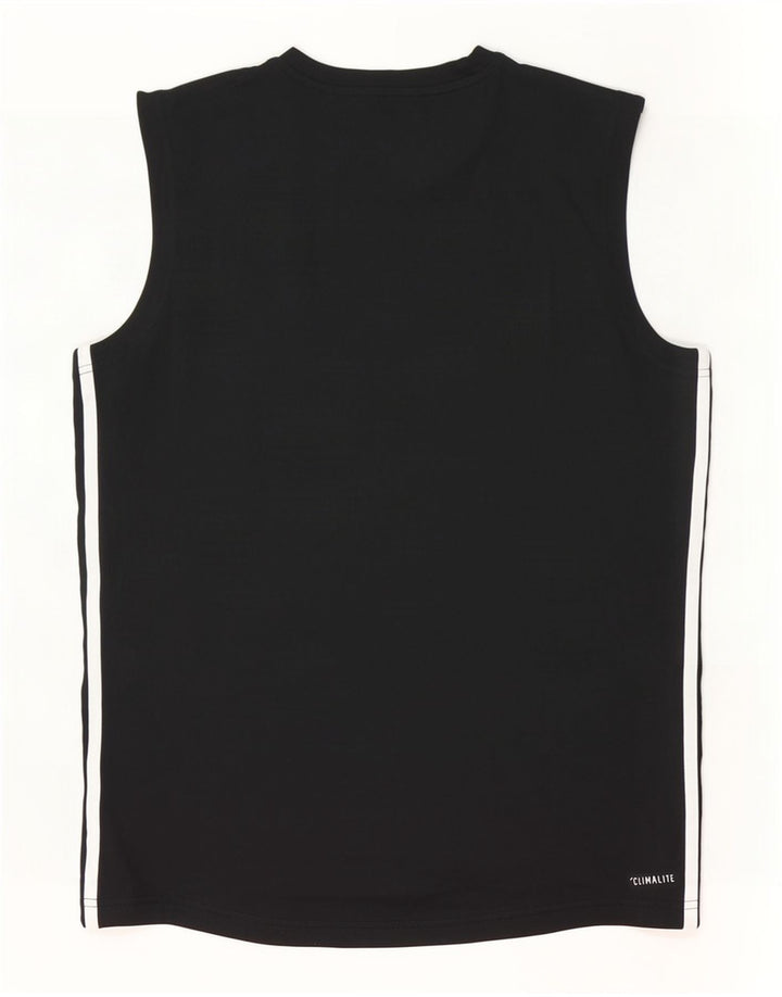Adidas Mens Climalite Graphic Vest Top Medium Black Polyester