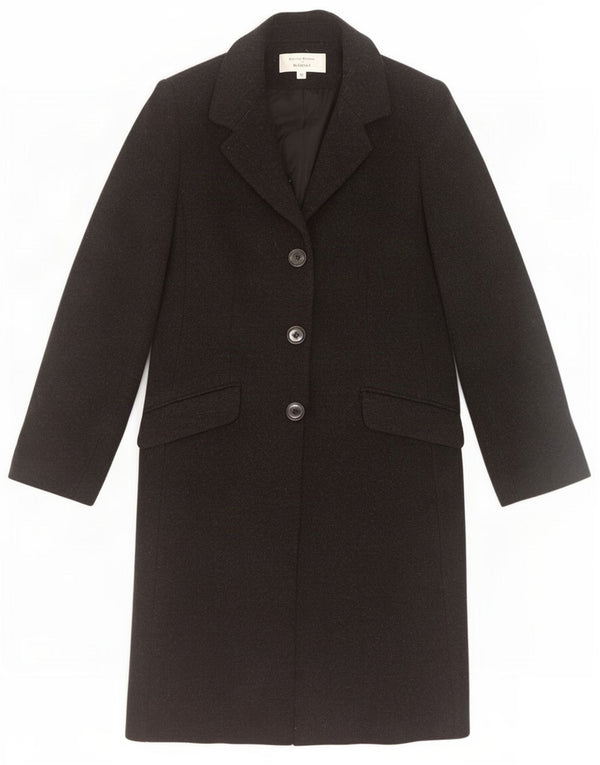Helene Berman Womens Blarney Overcoat UK 12 Medium Black Wool