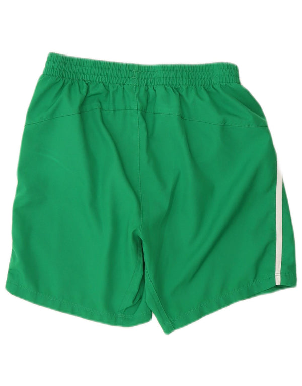 Umbro Mens Ireland Graphic Regular Fit Sport Shorts Small Green Colourblock
