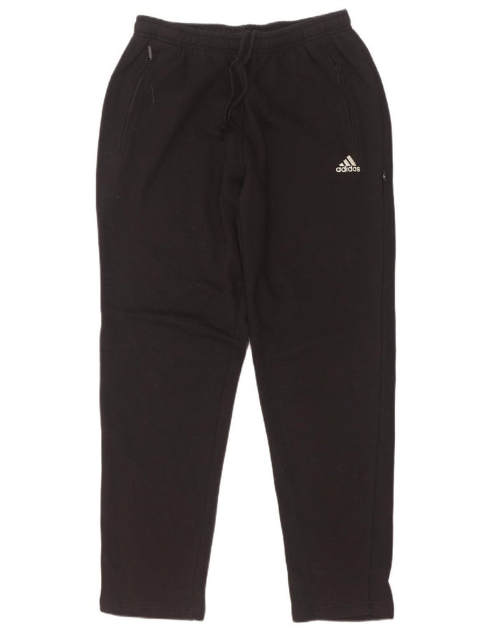 Adidas Mens Tracksuit Trousers Medium  Black Cotton