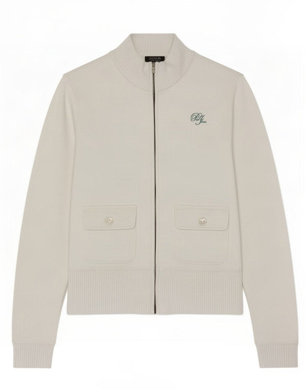 Polo Ralph Lauren Womens Tracksuit Top Jacket UK 14 Large White Cotton