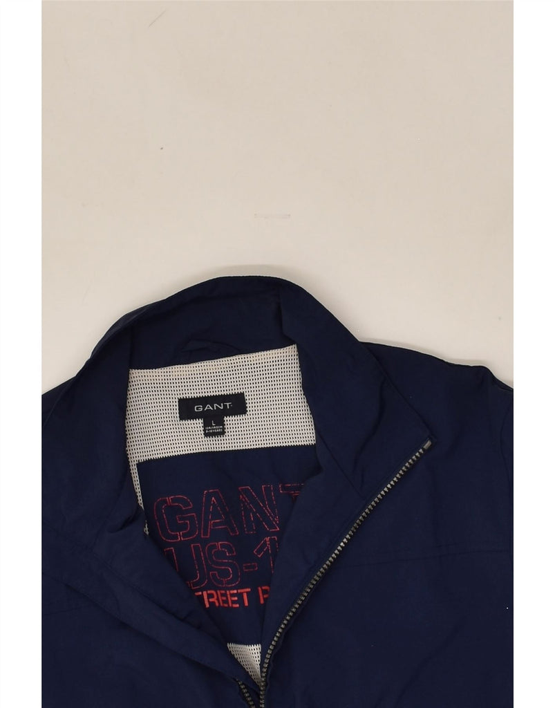 GANT Boys Bomber Jacket 9-10 Years Large Navy Blue Polyester | Vintage Gant | Thrift | Second-Hand Gant | Used Clothing | Messina Hembry 