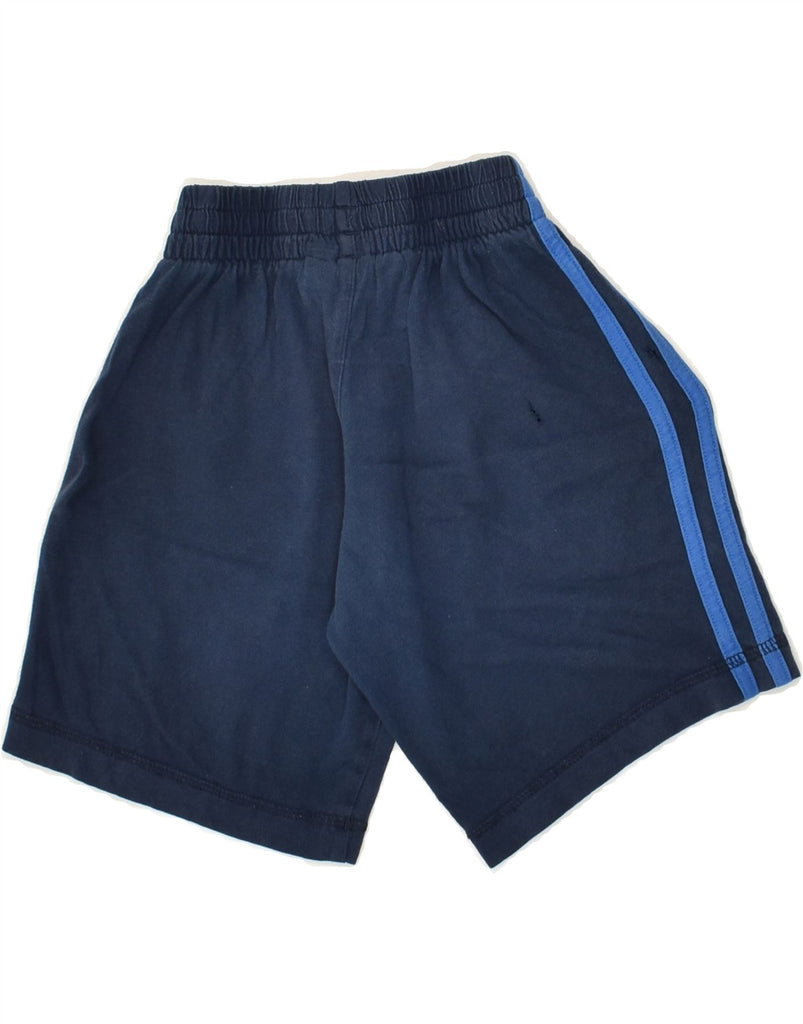 ADIDAS Boys Sport Shorts 4-5 Years Navy Blue Cotton | Vintage Adidas | Thrift | Second-Hand Adidas | Used Clothing | Messina Hembry 