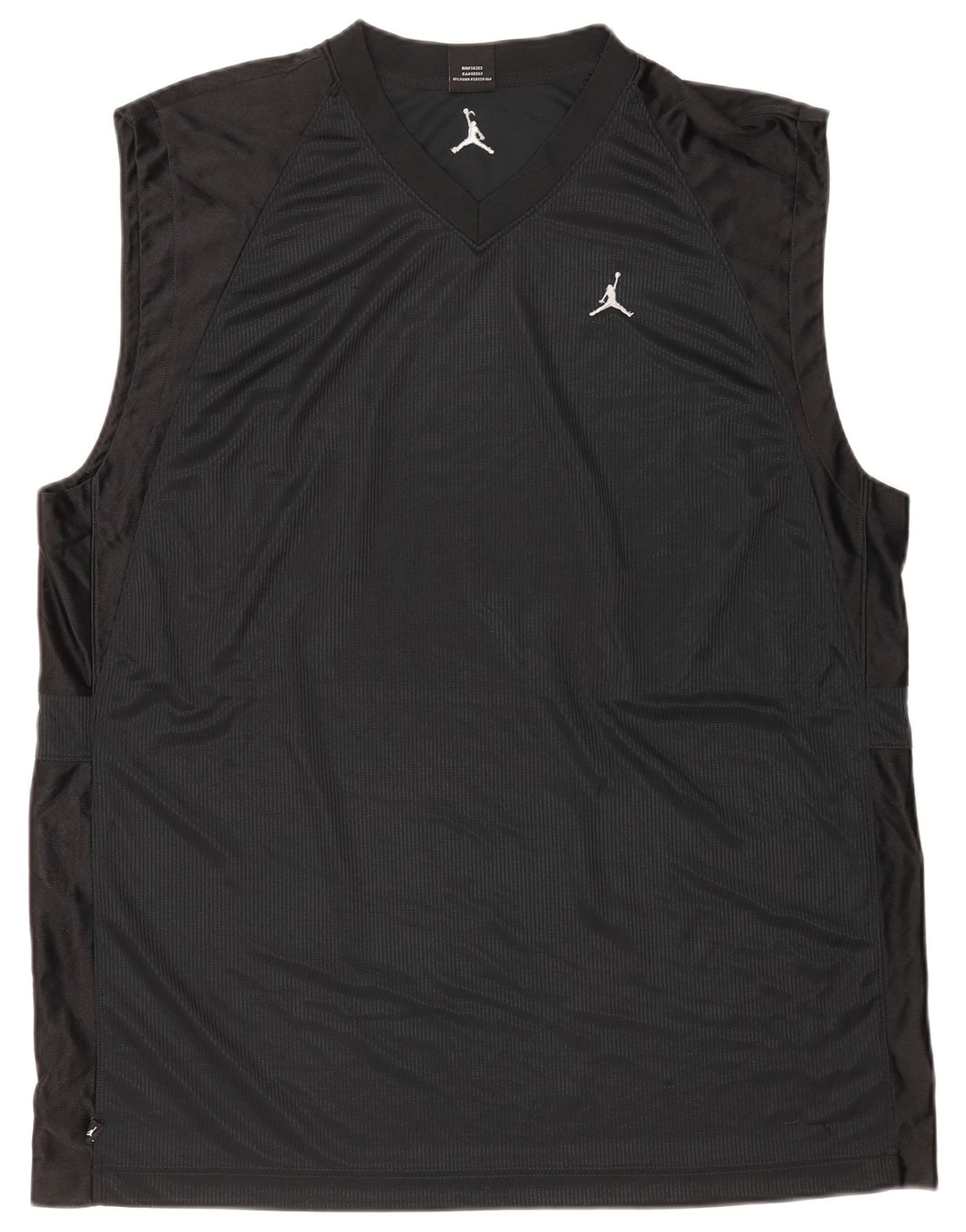 Jordan Mens Vest Top UK 47/48 2XL Black Polyester