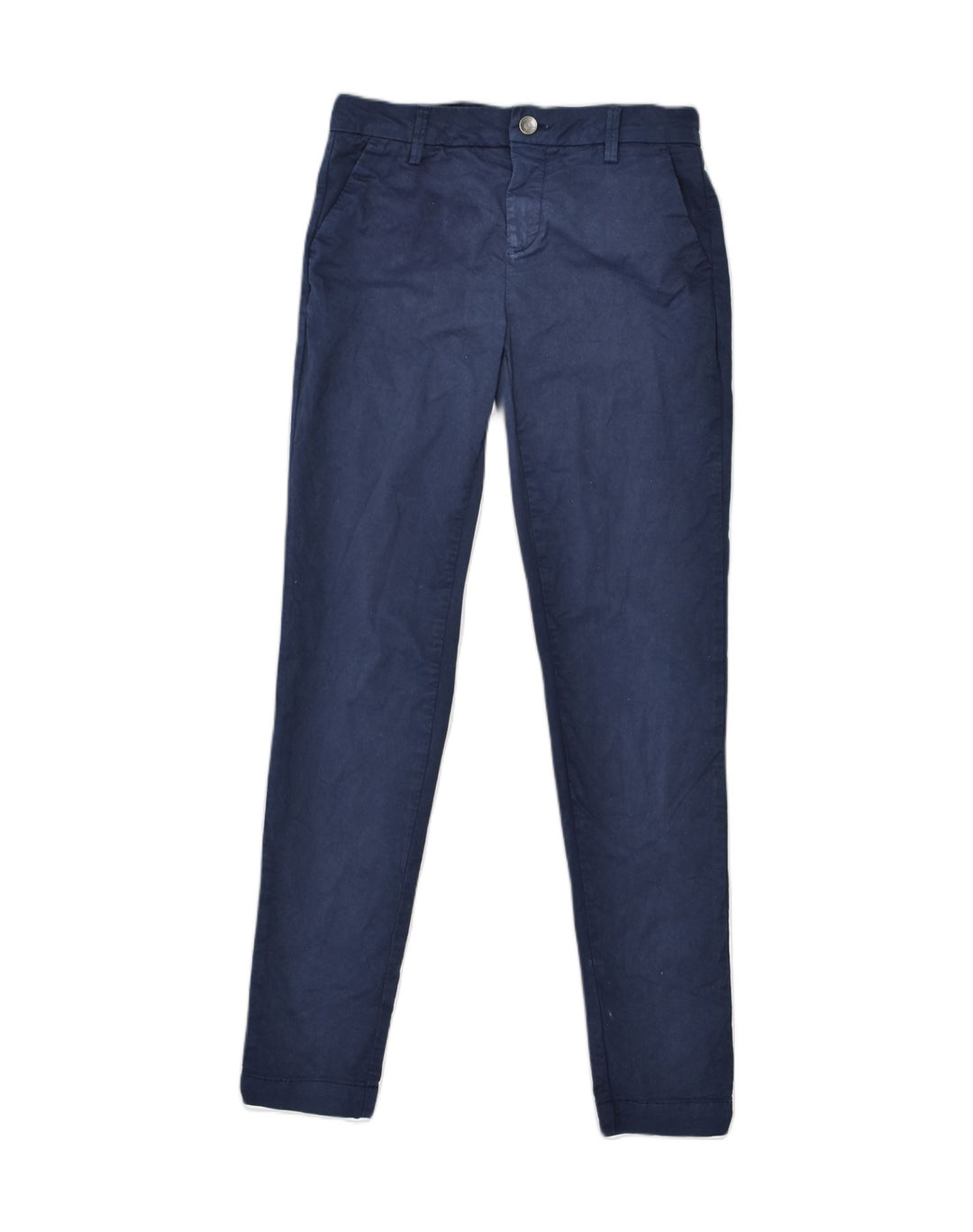 LIU JO Womens Skinny Chino Trousers W28 L30 Navy Blue Cotton | Vintage | Thrift | Second-Hand | Used Clothing | Messina Hembry 