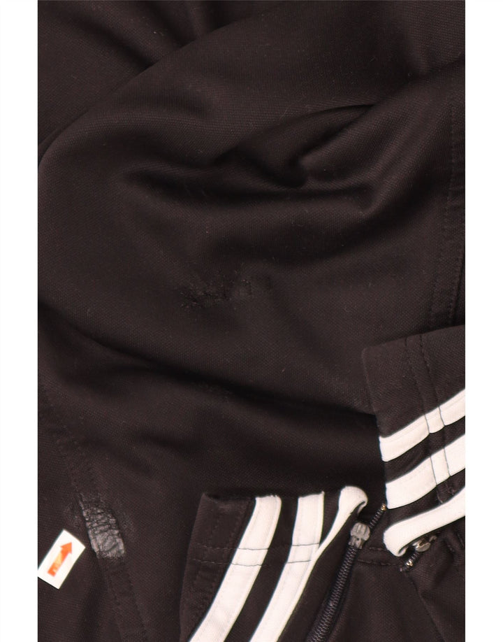 ADIDAS Mens Graphic Tracksuit Trousers UK 42/44 Large  Black Polyester