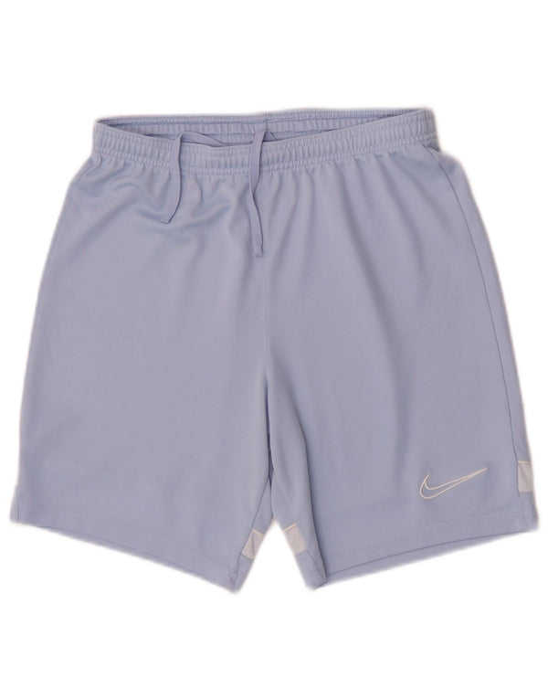 Nike Boys Dri Fit Sport Shorts 12-13 Years Large Blue Colourblock