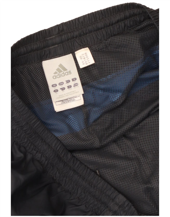 Adidas Mens Tracksuit Trousers XL  Grey Colourblock Polyester