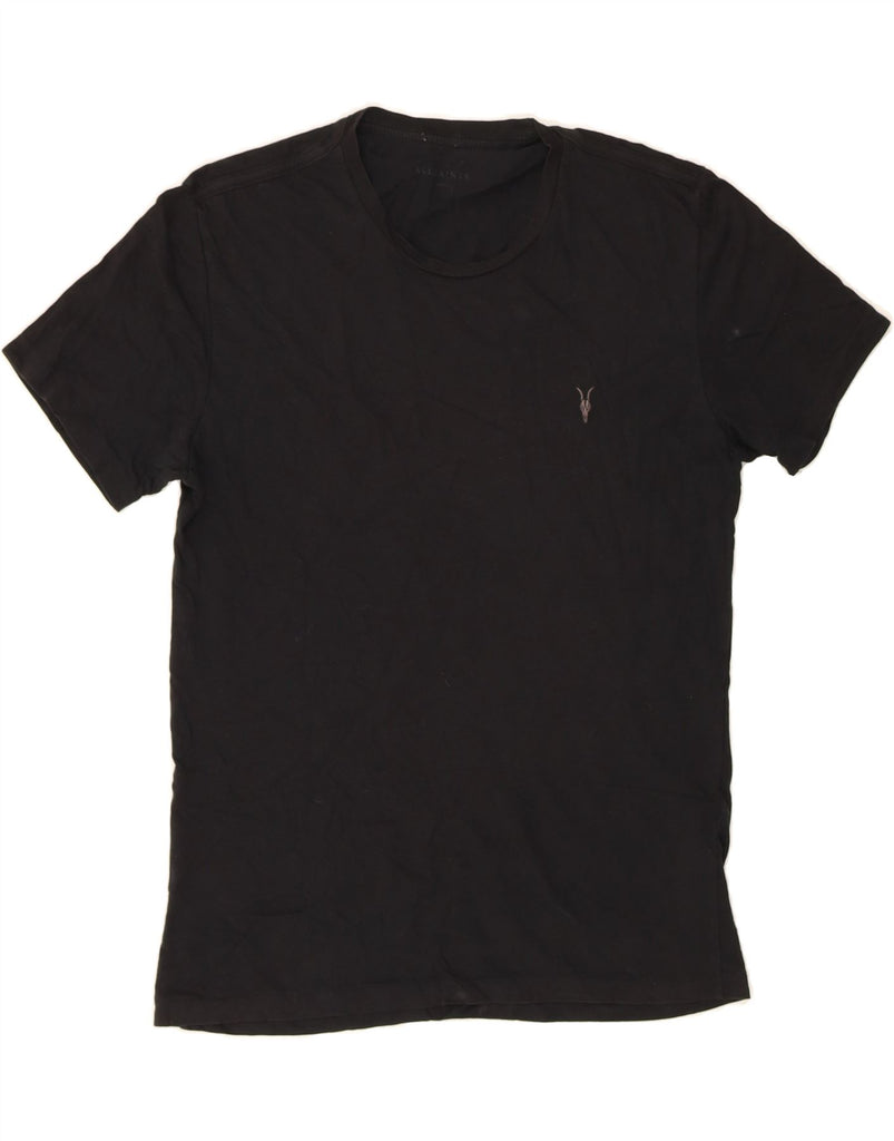 ALL SAINTS Mens T-Shirt Top Small Black Cotton Vintage All Saints and Second-Hand All Saints from Messina Hembry 