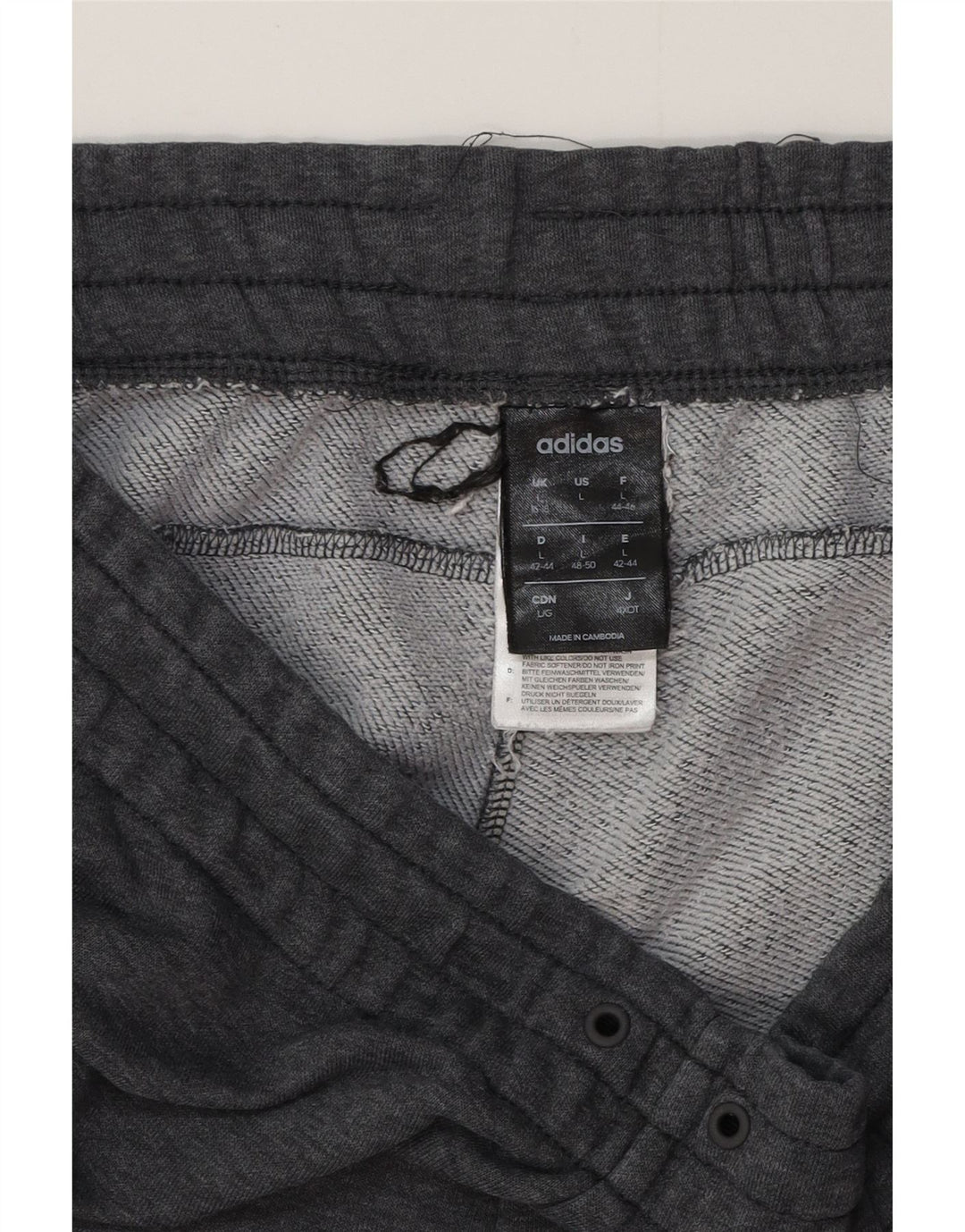 ADIDAS Womens Tracksuit Trousers Joggers UK 16/18 Large  Grey Flecked