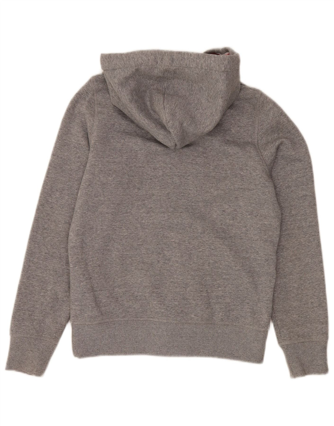 JACK WILLS Womens Oversized Zip Hoodie Sweater UK 6 XS Grey Cotton