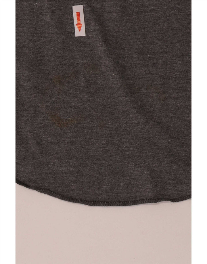 Hurley Boys Premium Fit Graphic Top Long Sleeve 15-16 Years Medium Grey
