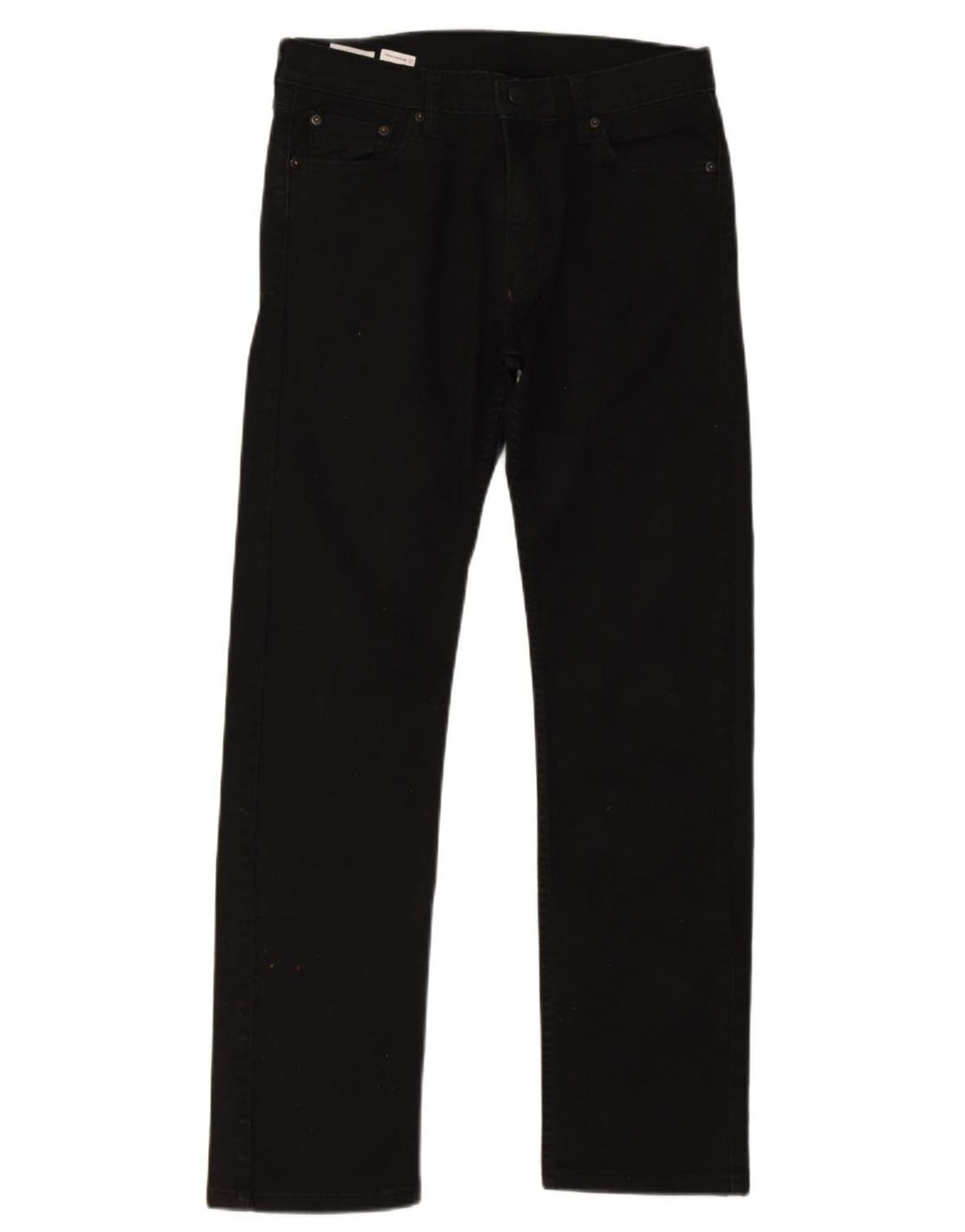 Levi's Mens 513 Slim Straight Jeans W30 L32 Black Cotton