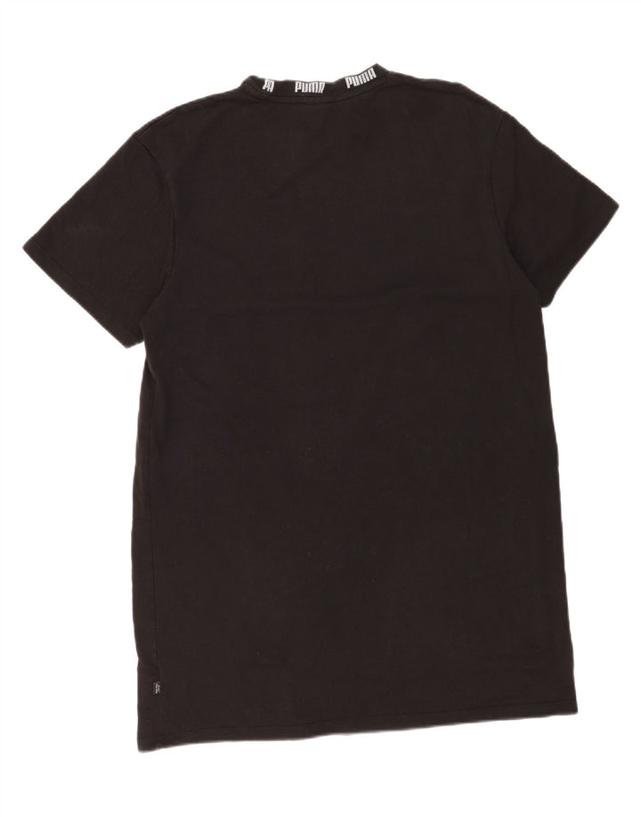 Puma Mens Graphic T-Shirt Top Large Black Cotton