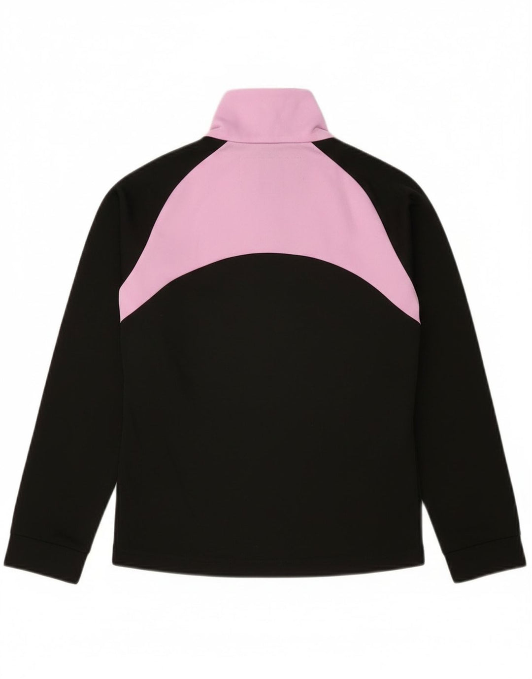 Puma Girls Graphic Tracksuit Top Jacket 11-12 Years Black Colourblock