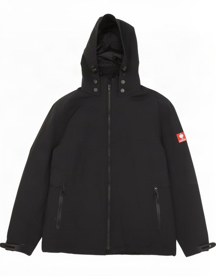 Engelbert Strauss Womens Hooded Rain Jacket UK 14 Medium Black Nylon