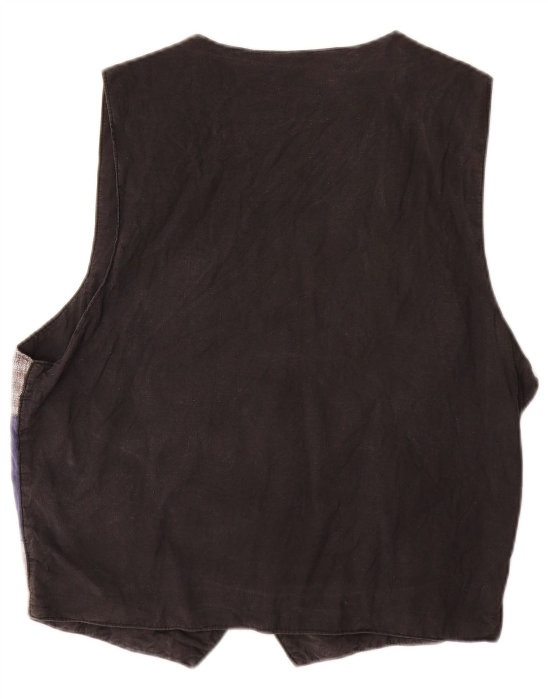 Vintage Mens Waistcoat Large Multicoloured Patchwork Cotton Bohemian