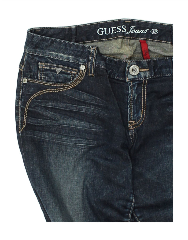 GUESS Womens Bootcut Jeans W29 L27 Navy Blue | Vintage Guess | Thrift | Second-Hand Guess | Used Clothing | Messina Hembry 