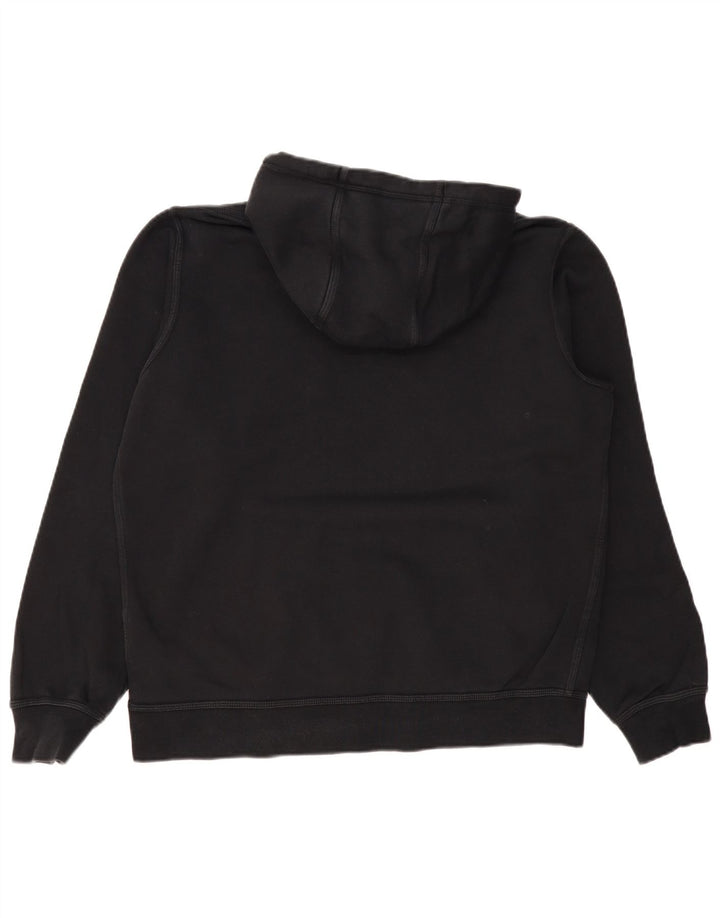 Nike Mens Hoodie Jumper Large Black Cotton