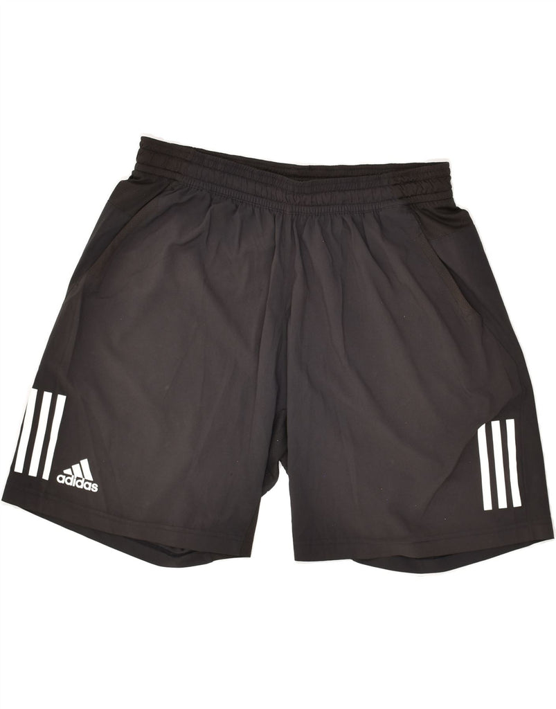 ADIDAS Mens Graphic Sport Shorts XL Black Polyester | Vintage Adidas | Thrift | Second-Hand Adidas | Used Clothing | Messina Hembry 