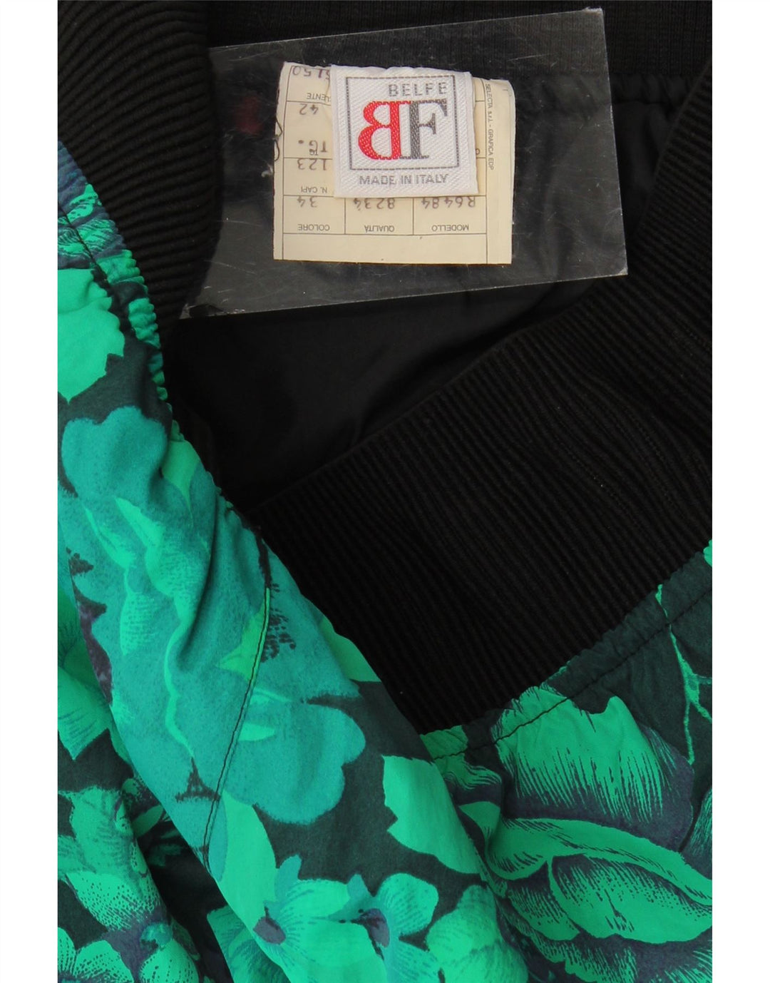Belfe & Belfe Womens Ski Trousers IT 42 Medium  Green Floral Nylon