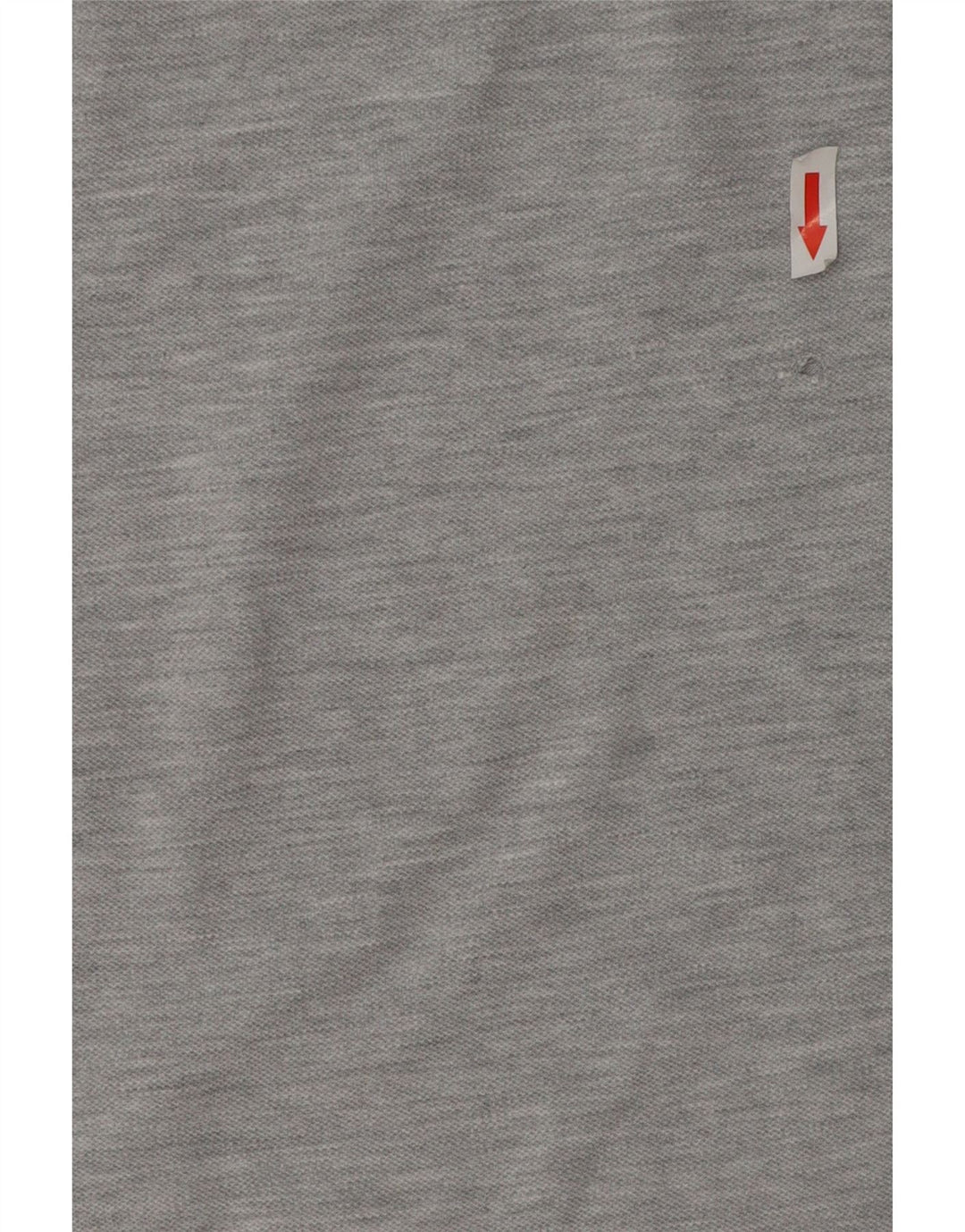 Lee Womens Polo Shirt UK 12 Medium Grey Flecked Cotton