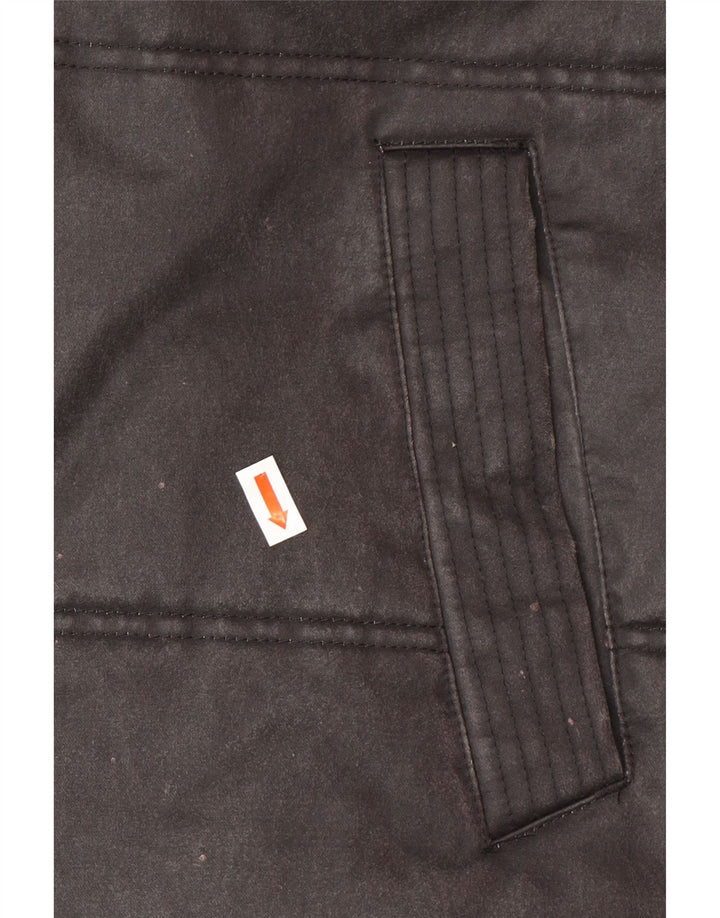 FAT FACE Mens Padded Gilet UK 36 Small Grey Cotton