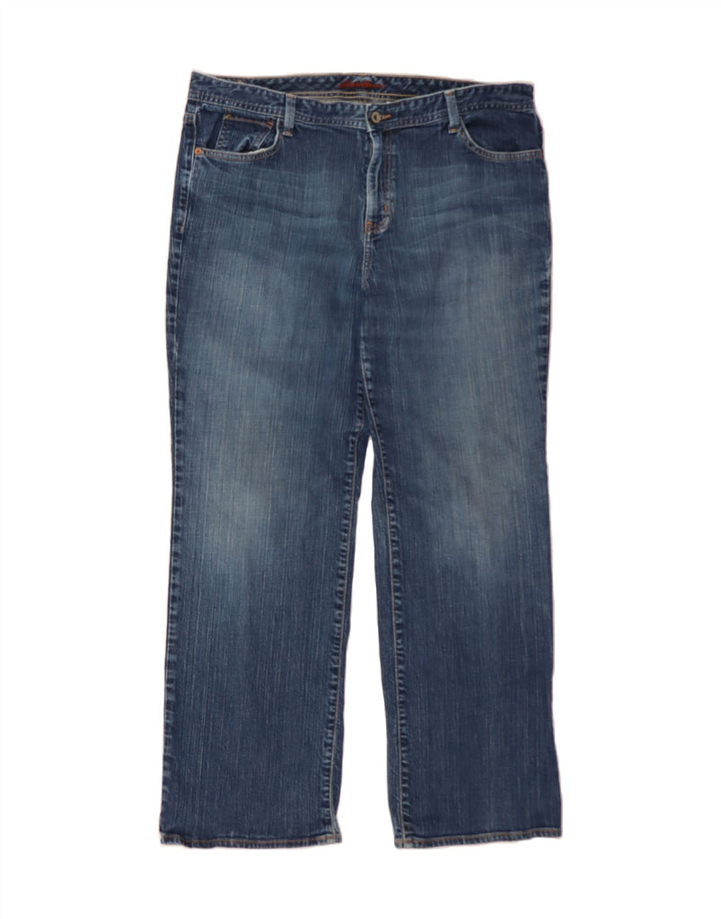 EDDIE BAUER Womens Capri Jeans US 18 2XL W40 L20 Blue Cotton Vintage Eddie Bauer and Second-Hand Eddie Bauer from Messina Hembry 