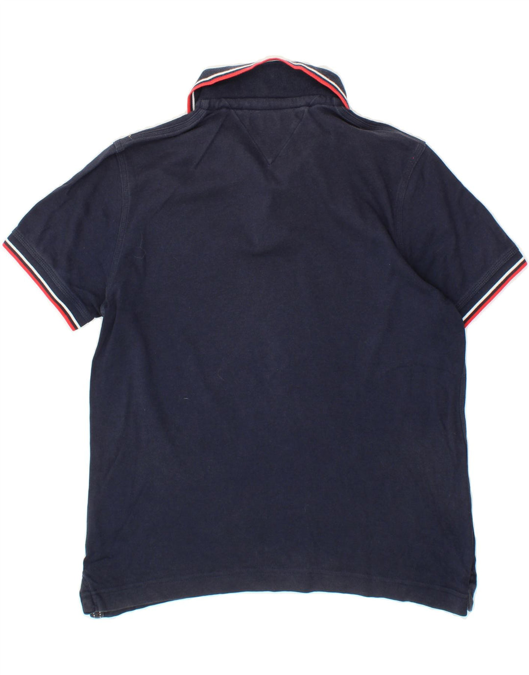 TOMMY HILFIGER Mens Custom Fit Polo Shirt Medium Navy Blue Cotton Vintage Tommy Hilfiger and Second-Hand Tommy Hilfiger from Messina Hembry 