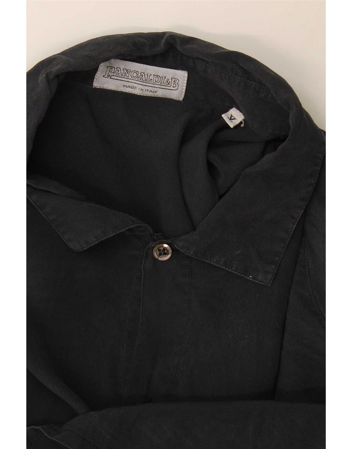 Pancaldi & B Mens Short Sleeve Pullover Shirt XL Navy Blue