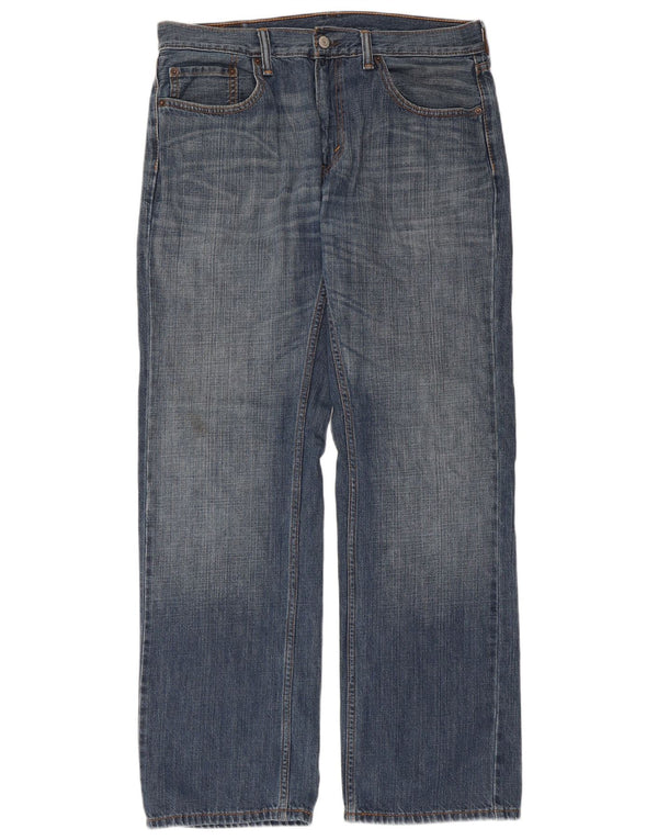Levi's Mens 559 Relaxed Fit Straight Jeans W34 L32 Blue Cotton