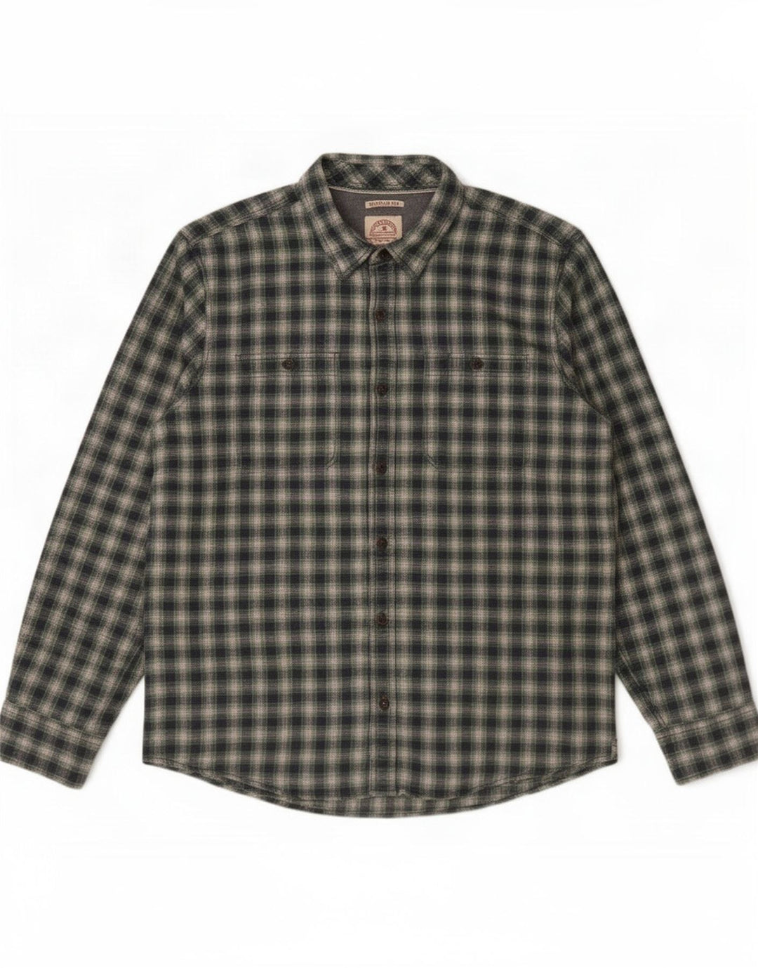 Fat Face Mens Regular Fit Flannel Shirt XL Green Check Cotton