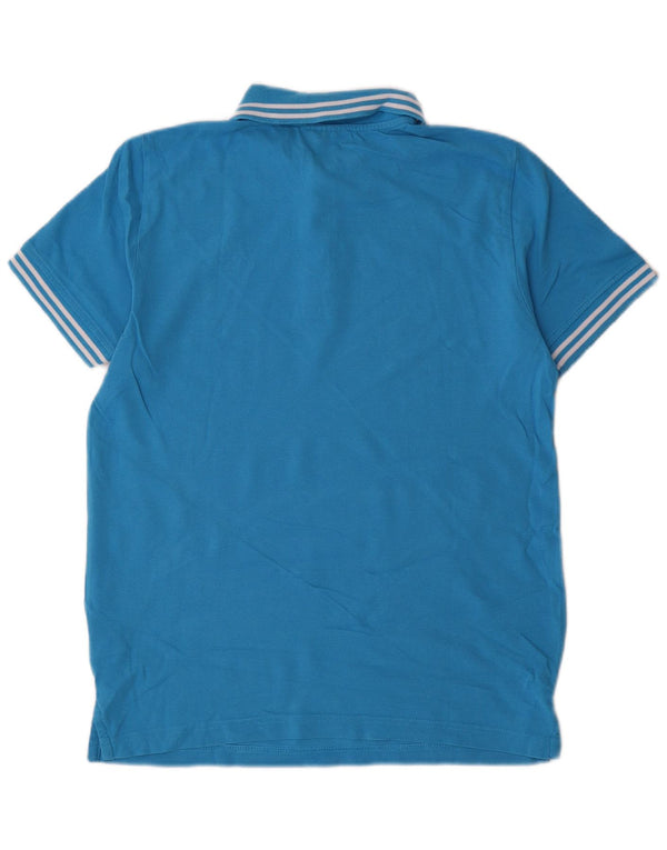 Kappa Mens Polo Shirt Medium Blue Cotton